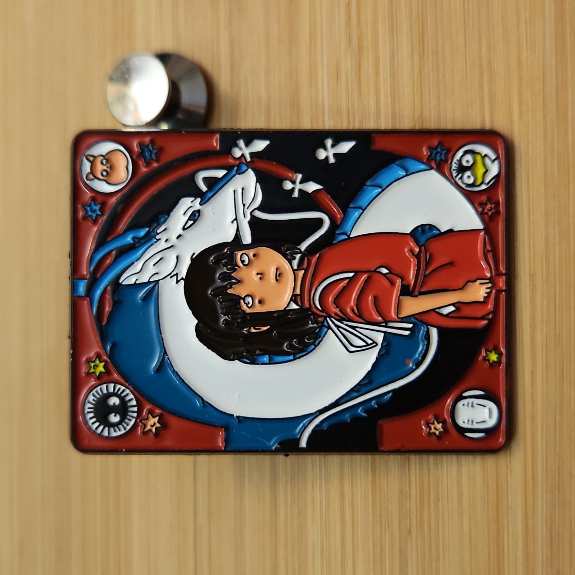 5/$30 Spirited Away Chihiro And Haku Studio Ghibli Pin